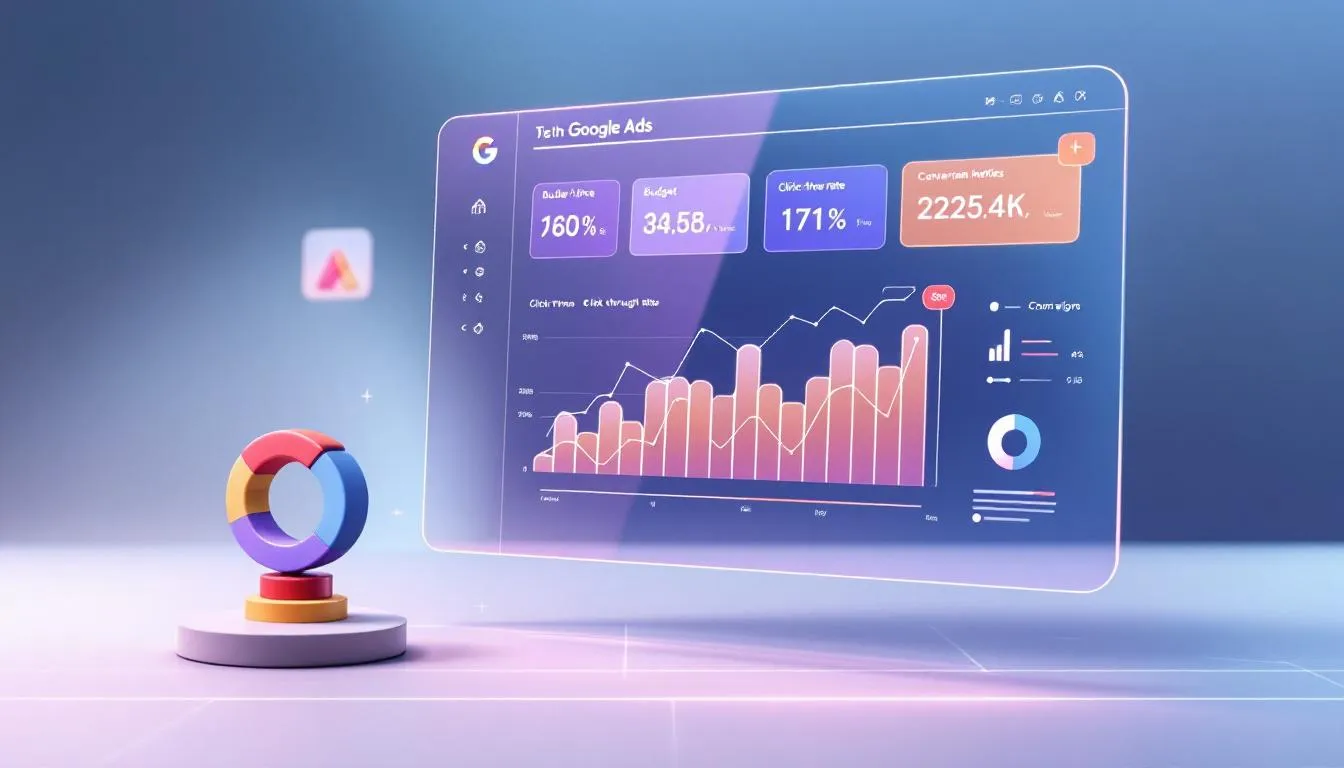A visual representation of budgeting for Google Ads campaigns.