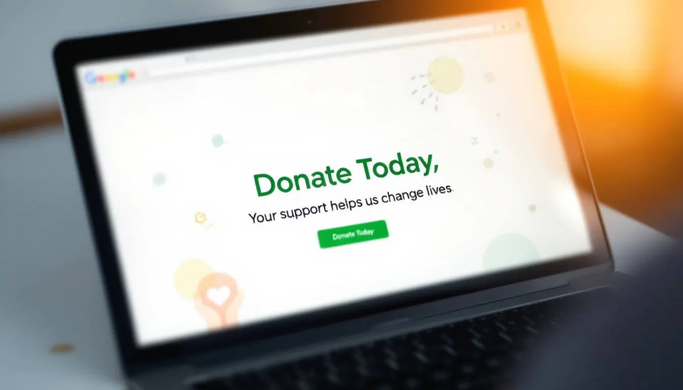 Google Ads Grants: Make Your Impact Today 2 The image depicts a digital marketing campaign focused on Google Ads for nonprofits, showcasing the benefits of using a Google Ad Grant, which provides eligible organizations with up to $10,000 per month for advertising. It highlights the application process, eligibility requirements, and the importance of managing a Google Ads account to raise awareness and support for nonprofit initiatives.